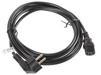 2 x Kabel zasilający przewód zasilania Schuko VDE 3m