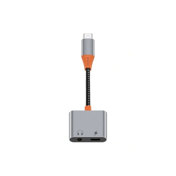 WiWU - Audio adapter LT10 Typ C do Typ C + 3.5mm zdjęcie 1