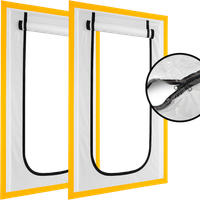 DRZWI REMONTOWE BUDOWLANE KURTYNA PRZECIWPYŁOWA Z ZAMKIEM FOLIA REMONT