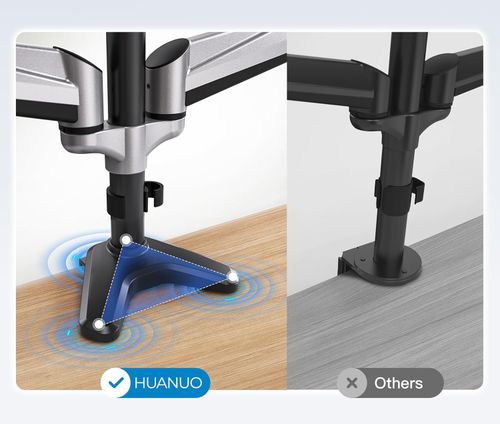 NIEKOMPLETNY Uchwyt na trzy monitory17-32'' srebrny ramię HUANUO HNTS3S na Arena.pl