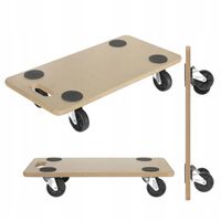 Wózek płaski udźwig 200kg PLATFORMA do przesuwania TRANSPORTU mebli 4 kółka
