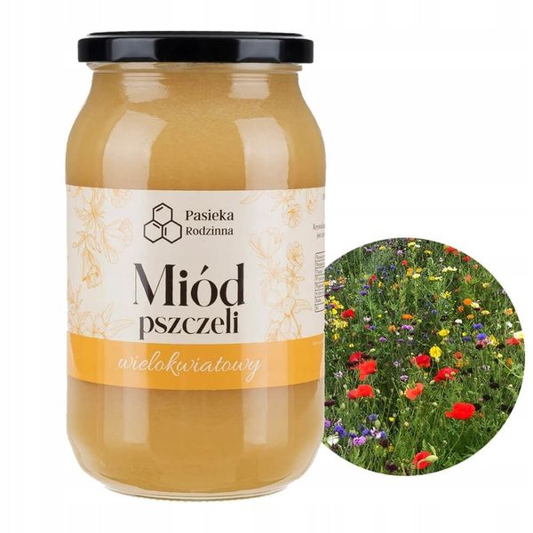 Miód Wielokwiatowy z RODZINNEJ PASIEKI zdjęcie 1