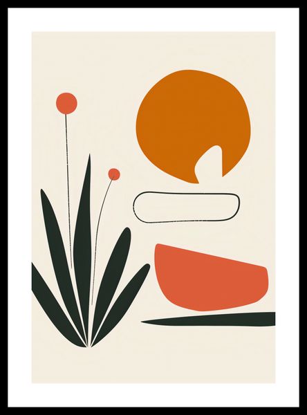 Plakat 68x98cm Abstrakcyjny Zen zdjęcie 3