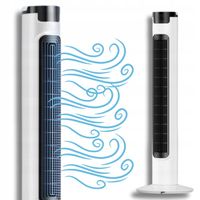 STOJĄCY Wentylator KOLUMNOWY wiatrak podłogowy DUŻY timer oscylacja PILOT