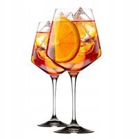 DUŻE KRYSZTAŁOWE KIELISZKI KOKTAJLOWE APEROL SPRITZ RCR ARIA 790ML KPL 2SZT