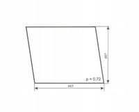 szyba boczna - bok ciągnika URSUS 35-12, 3512 kabina Kunów