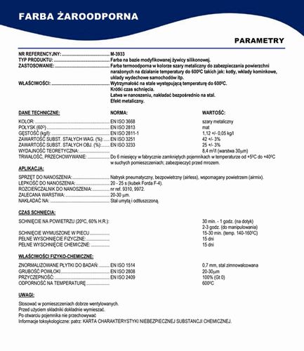 FARBA ŻAROODPORNA DO KOMINÓW TŁUMIKA PIECA 0,35kg na Arena.pl