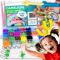 MEGA ZESTAW GUMKI DO ROBIENIA BRANSOLETEK DUŻY XXL 6700 szt NA PREZENT DIY