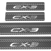 Listwa progowa MAZDA CX-3 Stal nierdzewna 304 carbon 4szt