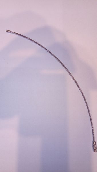 Breloczek pętla kółeczko skręcane długość 20cm HIT Do samochodu do kluczy zdjęcie 3