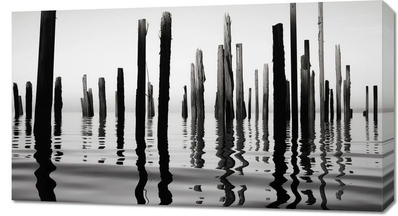 Obraz 90x50cm Refleksje Nad Wodą zdjęcie 1