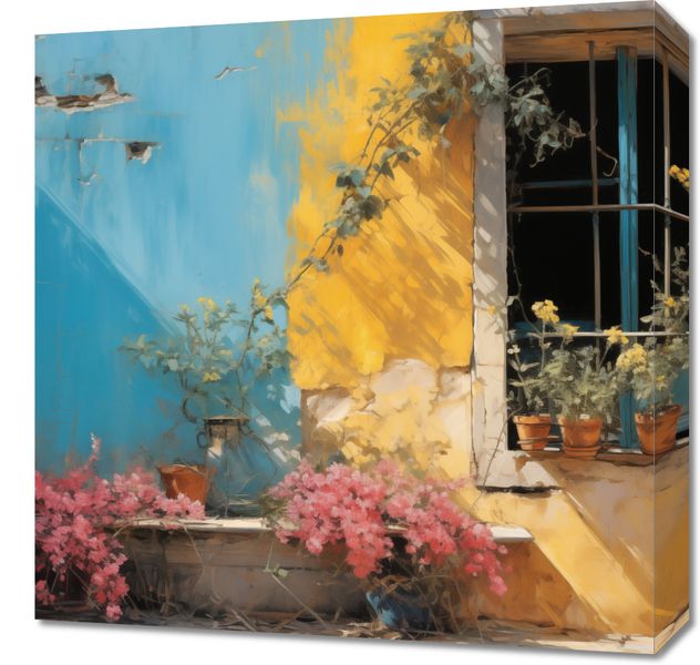 Obraz 50x50cm Słoneczna Ulica zdjęcie 1