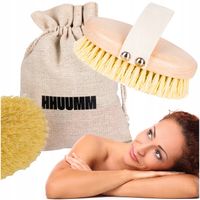 Szczotka Do Masażu Na Sucho Do Ciała Na Cellulit Tampico Z Agawy HHUUMM