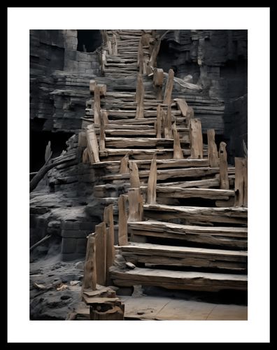 Plakat 30x40cm Schody do Nieznanego na Arena.pl