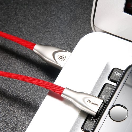 Kabel USB lightning Iphone Baseus Zinc 100cm 2A QC czerwony na Arena.pl