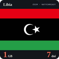 Karta eSIM Internet Libia 1 GB na 7 dni - bez rejestracji