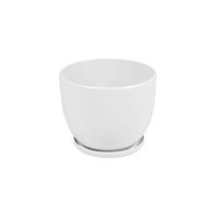 DONICZKA CERAMICZNA BARYŁKA 1 Biały 13x10 cm