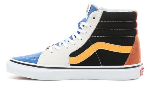 TRAMPKI VANS  SK8-HI VMF PATCHWORK MULTI/TRUE WHITE (VN0A38GEVMF1) 38 PATCHWORK MULTI/TRUE WHITE na Arena.pl
