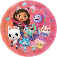 Opłatek na tort Urodziny GABI KOCI DOMEK Postać Tekst Gratis