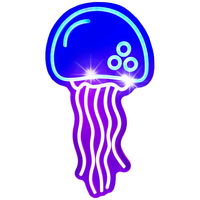 Neon LED BELINE Meduza Wielokolorowy
