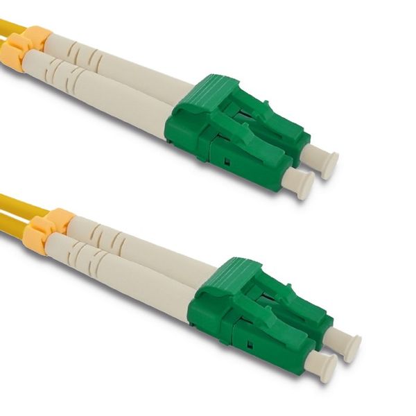 Qoltec Patchcord światłowodowy LC/APC - LC/APC | Singlemode | 9/125 | G652D | Duplex | 1m zdjęcie 1