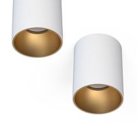 Lampa plafon sufitowy natynkowy EYE TONE 8926 biały złoty GU10