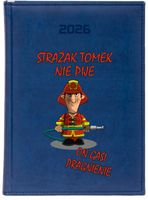 DUŻY KALENDARZ A4 2026 DZIENNY terminarz nadruk UV PREZENT DLA STRAŻAKA