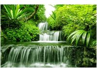 60X40CM WODOSPAD LESIE DESZCZOWYM OBRAZ