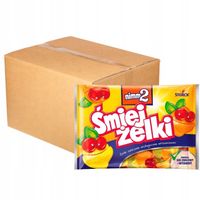 nimm2 Śmiejżelki Żelki owocowe wzbogacone witaminami 100 g x 24 sztuk