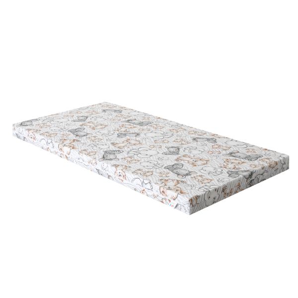 Materac do łóżeczek dziecięcych STANDARD KIDS 120x60 cm zebra i lew zdjęcie 1