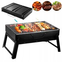 GRILL WĘGLOWY PRZENOŚNY WALIZKA GRILL BBQ OGRODOWY IDEALNY NA WYJAZD PIKNIK