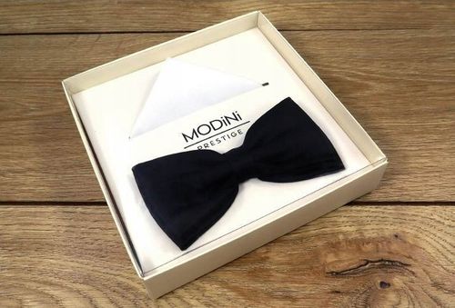 Niebieska szeroka mucha/muszka męska PREMIUM na Arena.pl