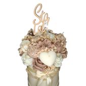 Flower Box Świece Sojowe Wieczny Bukiet Kwiaty Prezent Urodziny Dzień