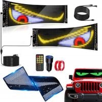 2X LAMPA SAMOCHODOWA LED DIABELSKIE OCZY DIY CIĘŻARÓWKI SUV 348*102MM IP68
