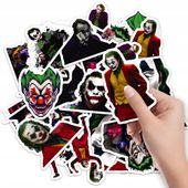 NAKLEJKI NA ZESZYT NALEPKA Z POSTACIAMI FILM BATMAN JOKER WZORY 10SZT