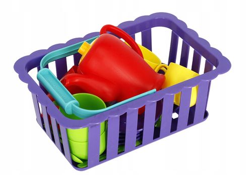 Koszyk z naczyniami, KOLOR RÓŻOWY na Arena.pl