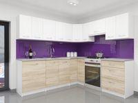 Zestaw mebli kuchennych Bolonia Białe +DS Narożne