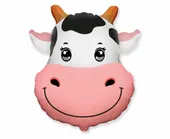 Balon foliowy Krowa farmerskie zwierzątka farma 63x56 cm