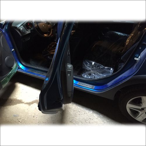 Listwa progowa DACIA SANDERO MK2 STEPWAY Stal nierdzewna 304 mat 4szt na Arena.pl