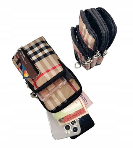 Listonoszka Torebka Na Telefon Miejska Etui Krata na Arena.pl