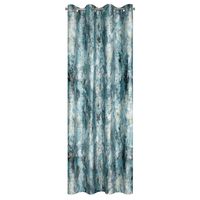 Zasłona gotowa na przelotkach MALIA 140x250 niebieska