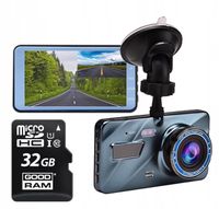 REJESTRATOR JAZDY FHD Z KAMERĄ COFANIA KARTA 32GB
