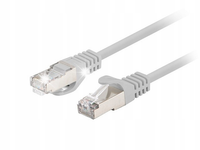 Patchcord Lanberg FTP kat.6 0,25m szary 10-pack