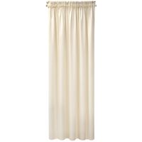 Zasłona welwetowa na taśmie Pierre Cardin SIBEL 140X270 kremowa