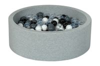 Suchy basen dla dziecka z piłeczkami 300szt RÓŻNE KOLORY PIŁEK MEGA ZESTAW