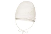 BROEL Paradise czapka dla dziewczynki ecru KNIT 39-41