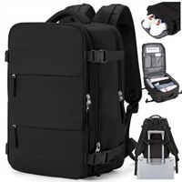 Plecak turystyczny 20-40 l czarny plecak szkolny