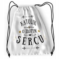Plecak Sportowy Szkolny Katolika Worek Torba Z Nadrukiem Ze Zdjęciem
