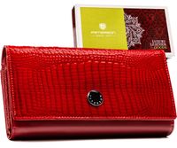 portfel damski skórzany ptn 42100-rs-3610 red