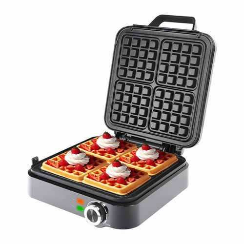 GOFROWNICA 4 GOFRY REGULACJA TEMPERATURY MOCNA 1500W NIEPRZYWIERAJĄCE na Arena.pl